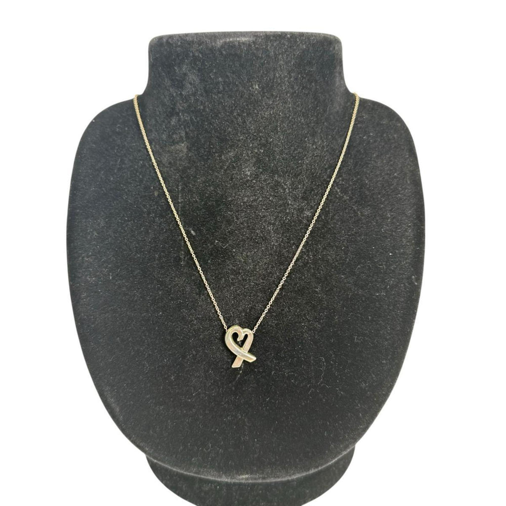 Loving Heart Pendant Necklace Sterling Silver