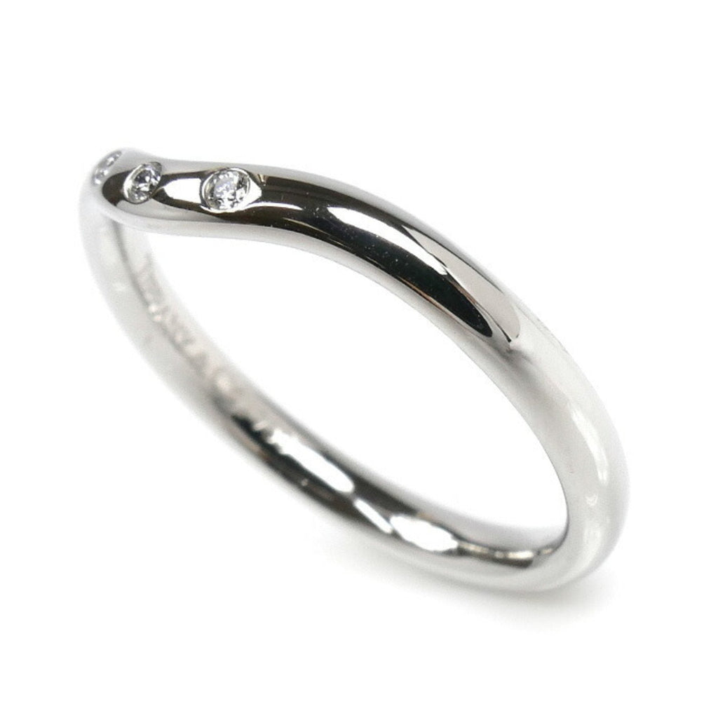 Band Ring 18K White Gold with Diamond