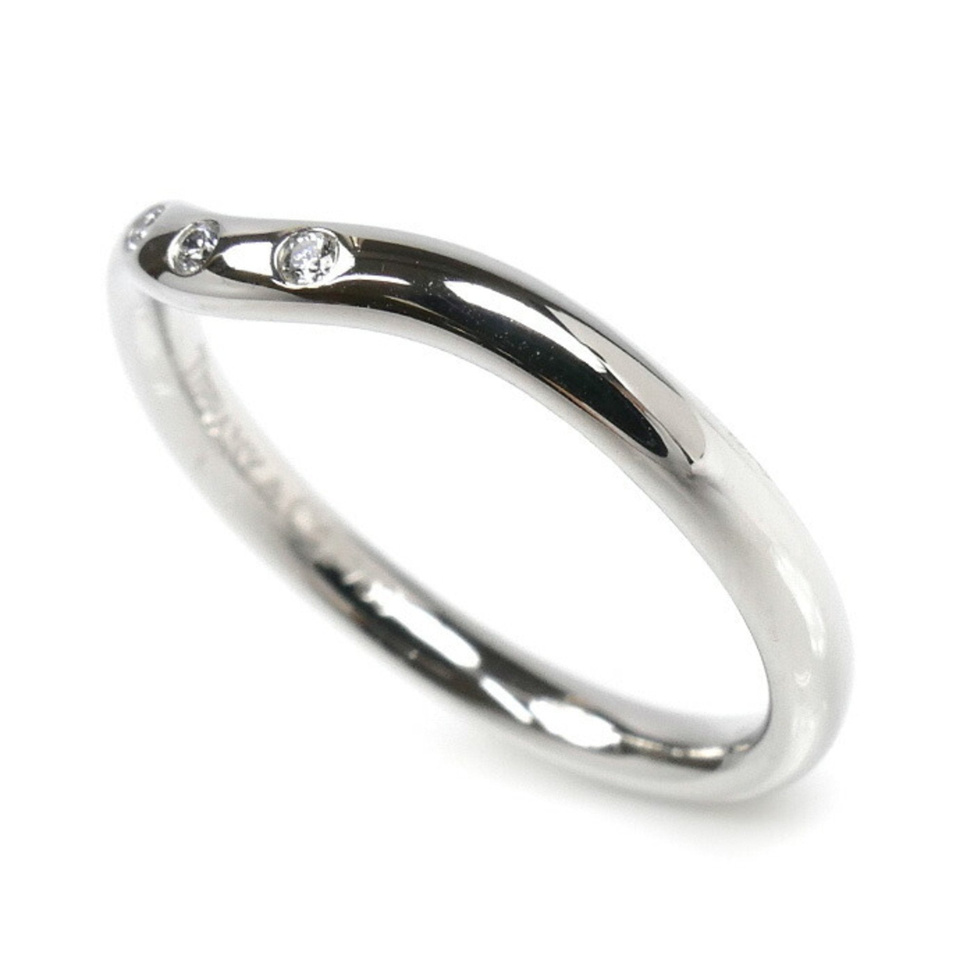 Band Ring 18K White Gold with Diamond