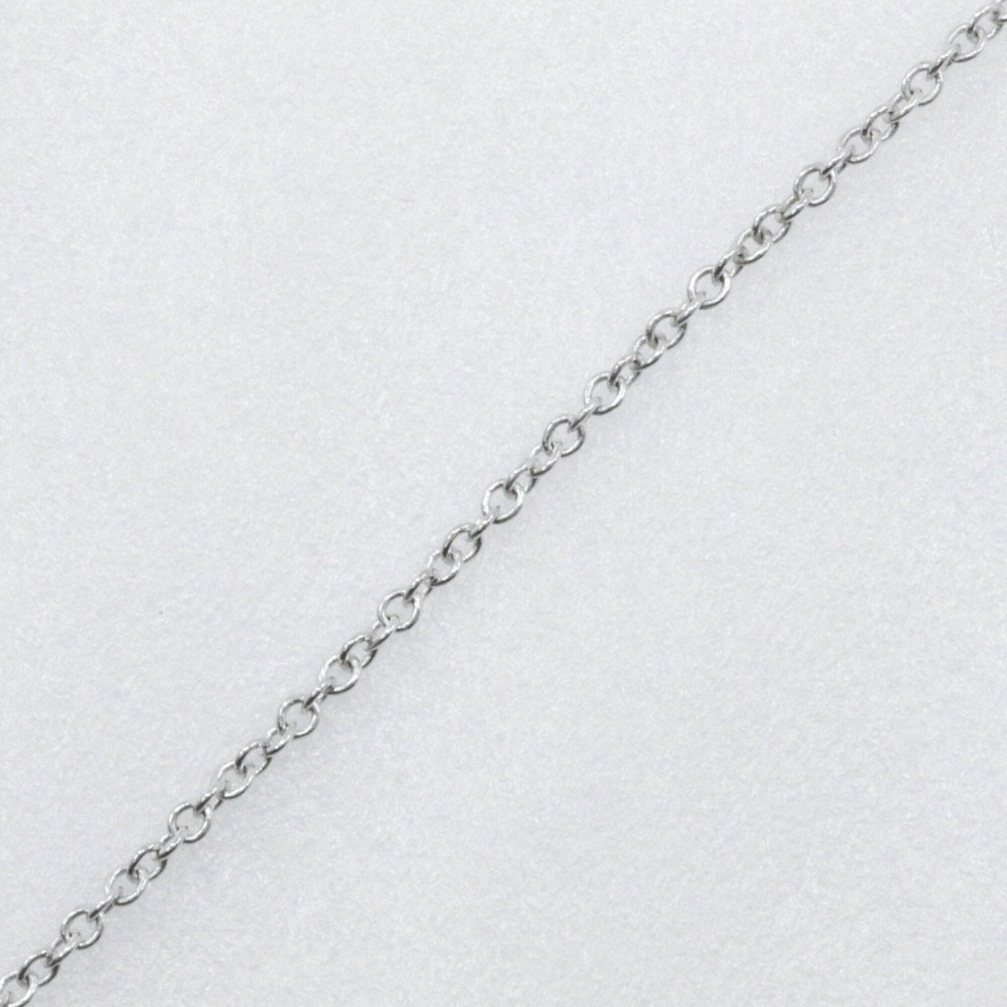 Open Heart Pendant Necklace Sterling Silver 25mm