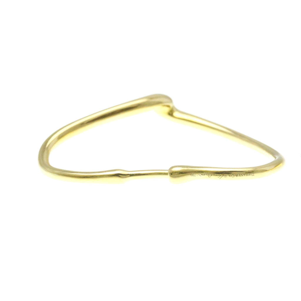 Open Heart Earrings 18K Yellow Gold 36mm 18K Yellow Gold