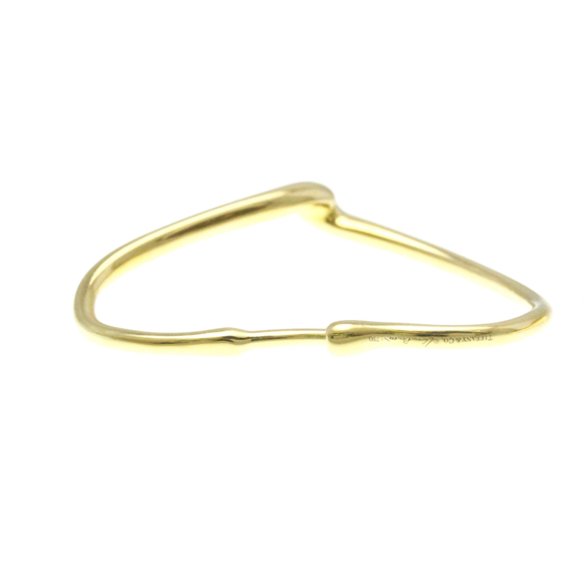 Open Heart Earrings 18K Yellow Gold 36mm 18K Yellow Gold