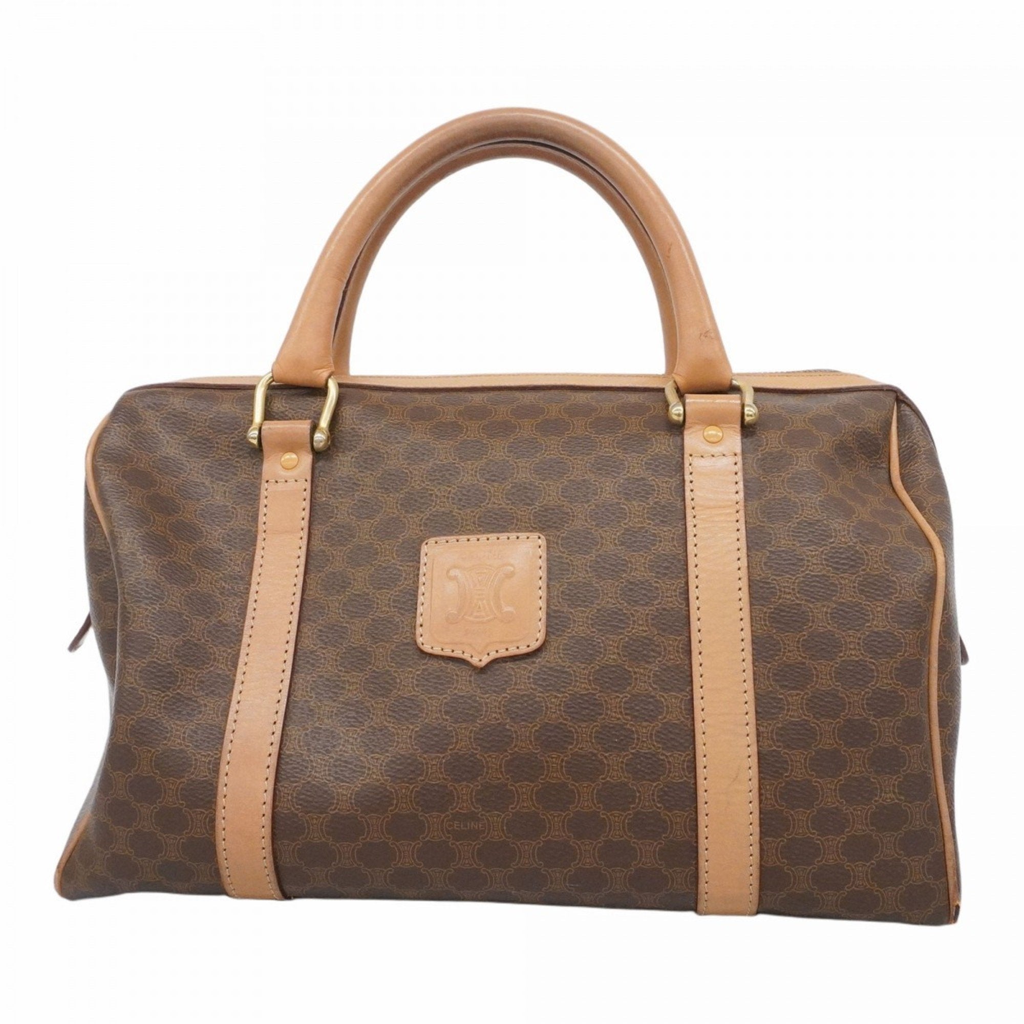 Vintage Duffle Bag Macadam Coated Canvas Medium