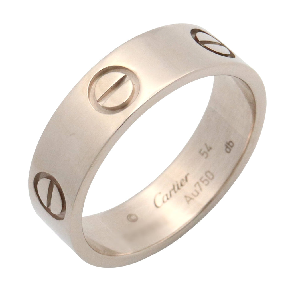 Love Ring 18K White Gold