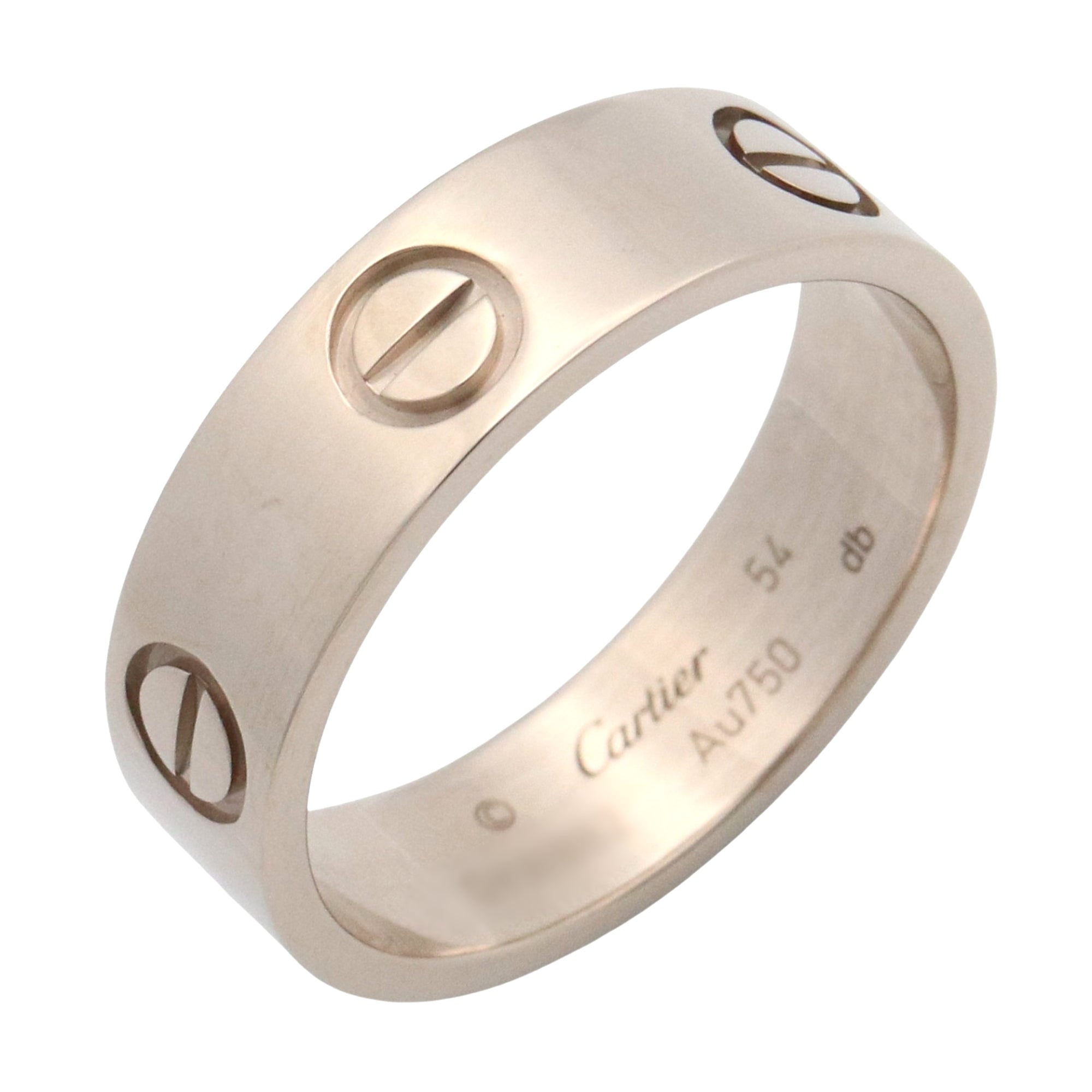 Love Ring 18K White Gold