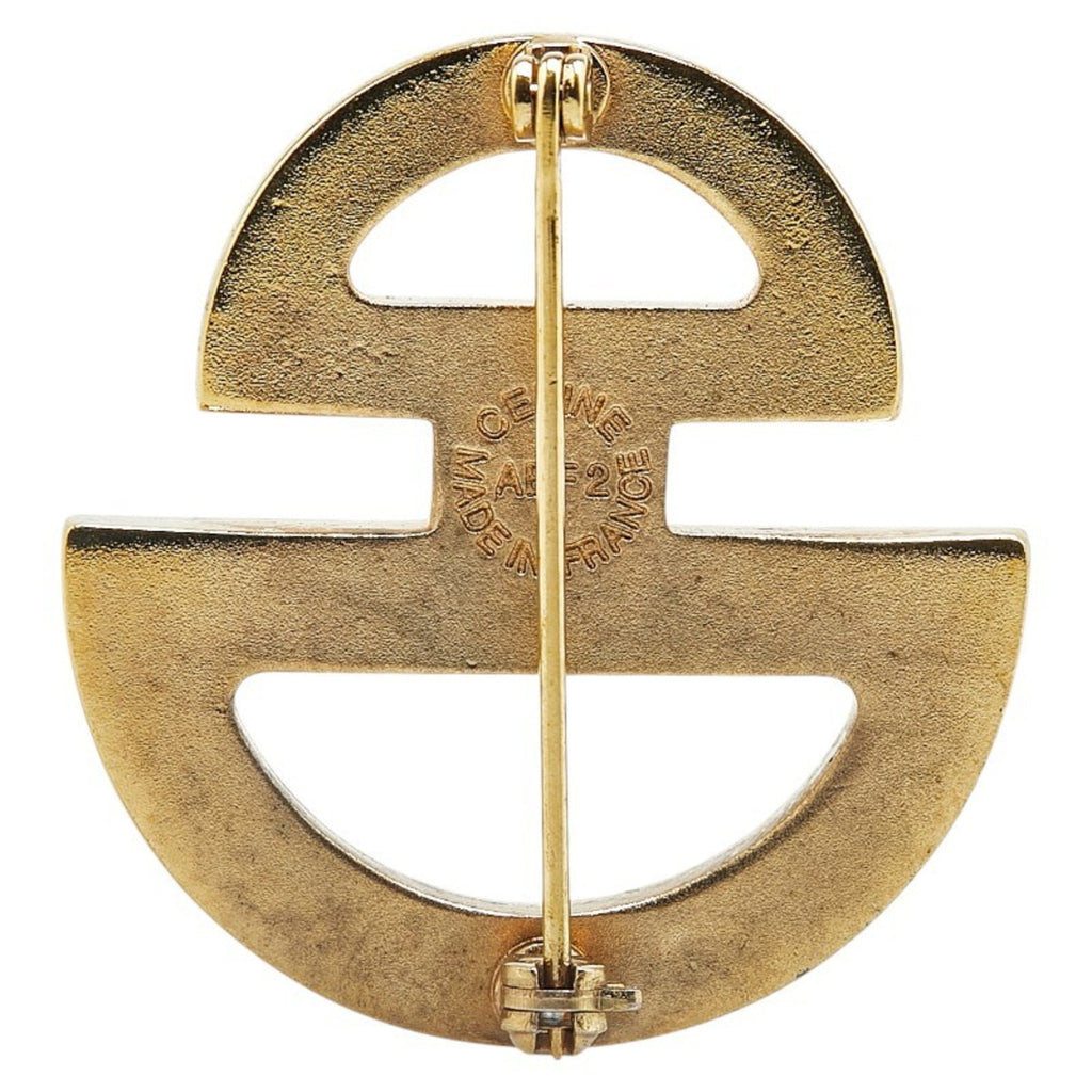 Brooch Gold-Tone Metal