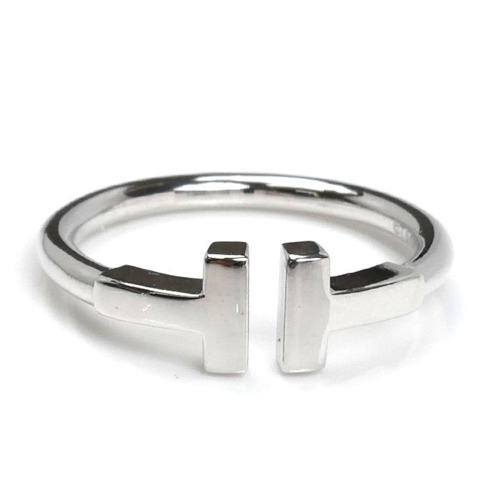 T Wire Ring 18K White Gold