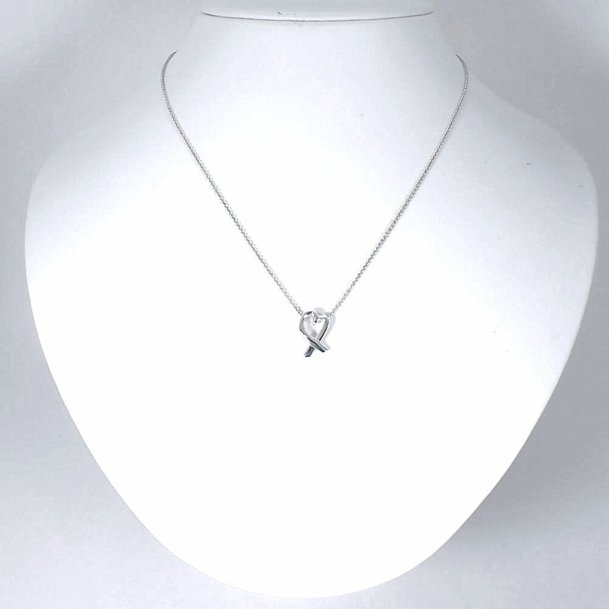 Loving Heart Pendant Necklace Sterling Silver
