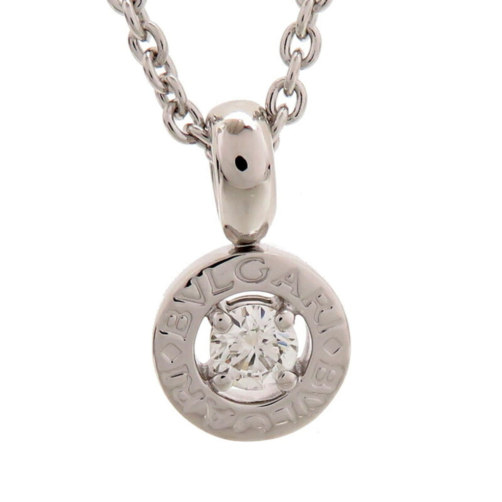 Pendant Necklace 18K White Gold with Diamond