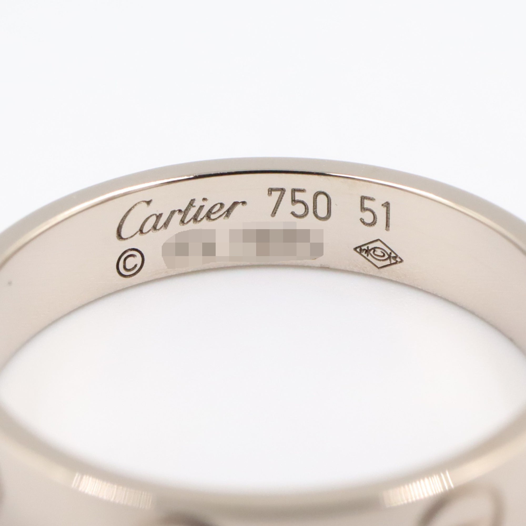 Love Ring 18K White Gold Mini