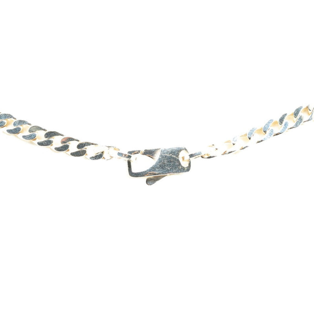 Cutout G Ring Pendant Necklace Sterling Silver