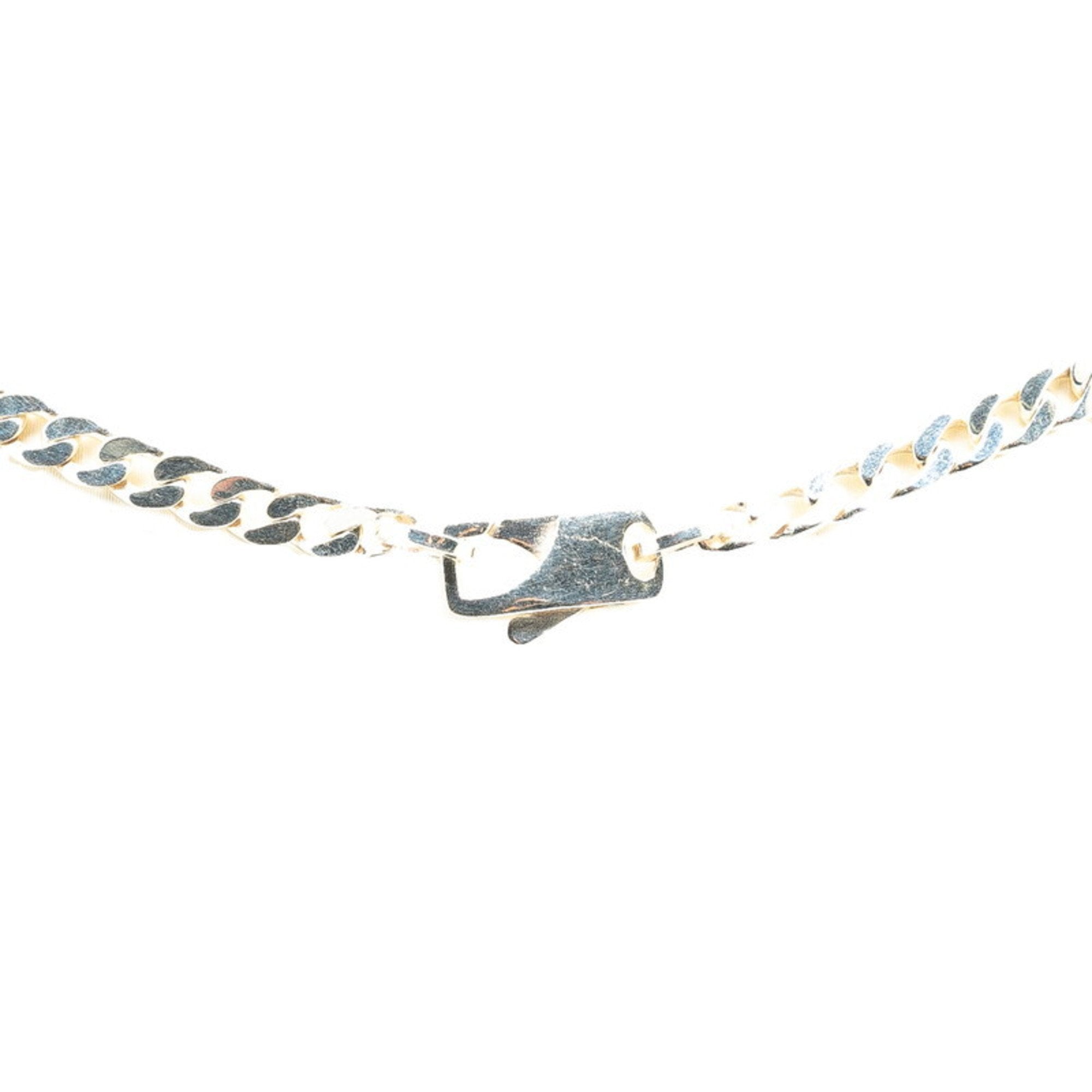 Cutout G Ring Pendant Necklace Sterling Silver