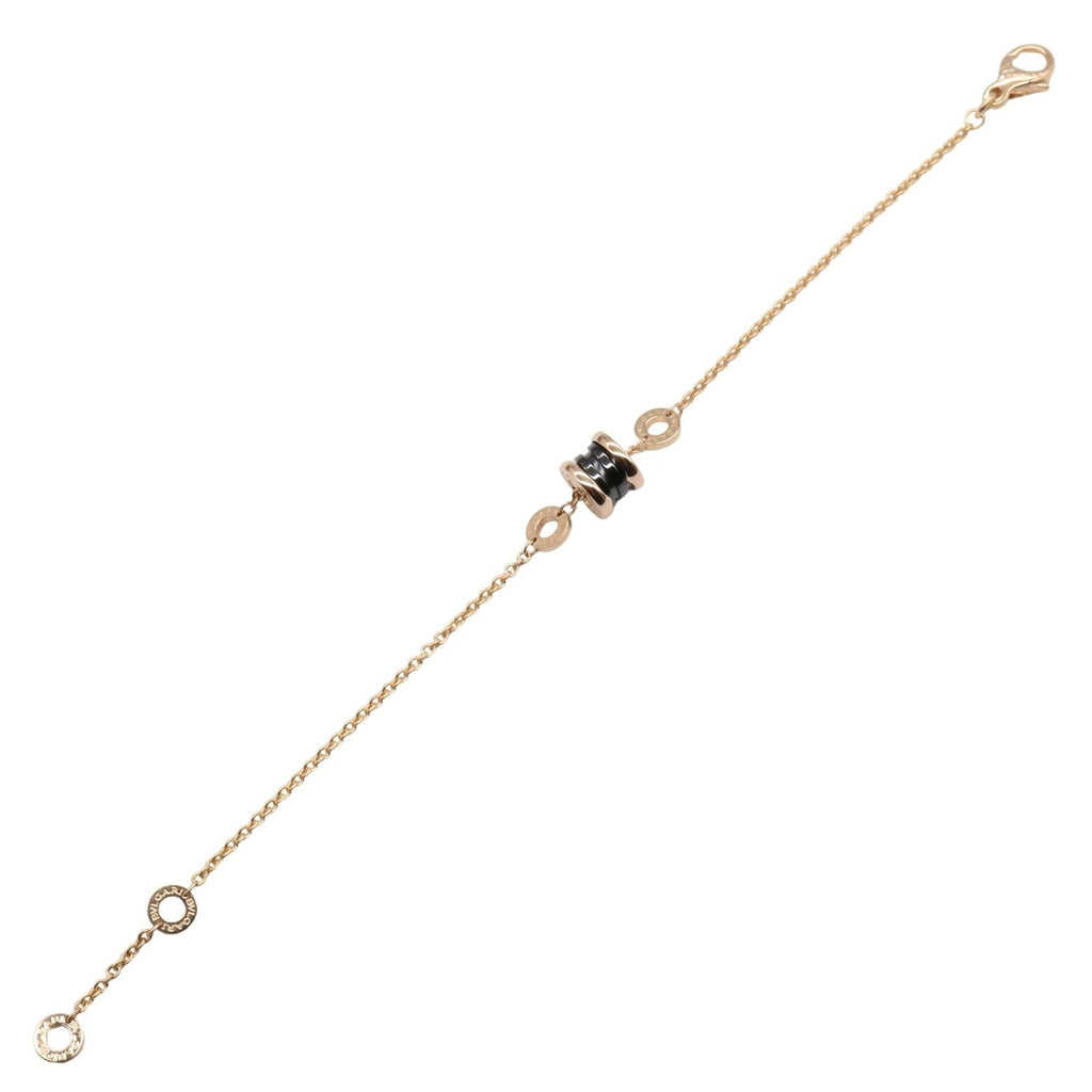 B Bracelet Ceramic and 18K Rose Gold