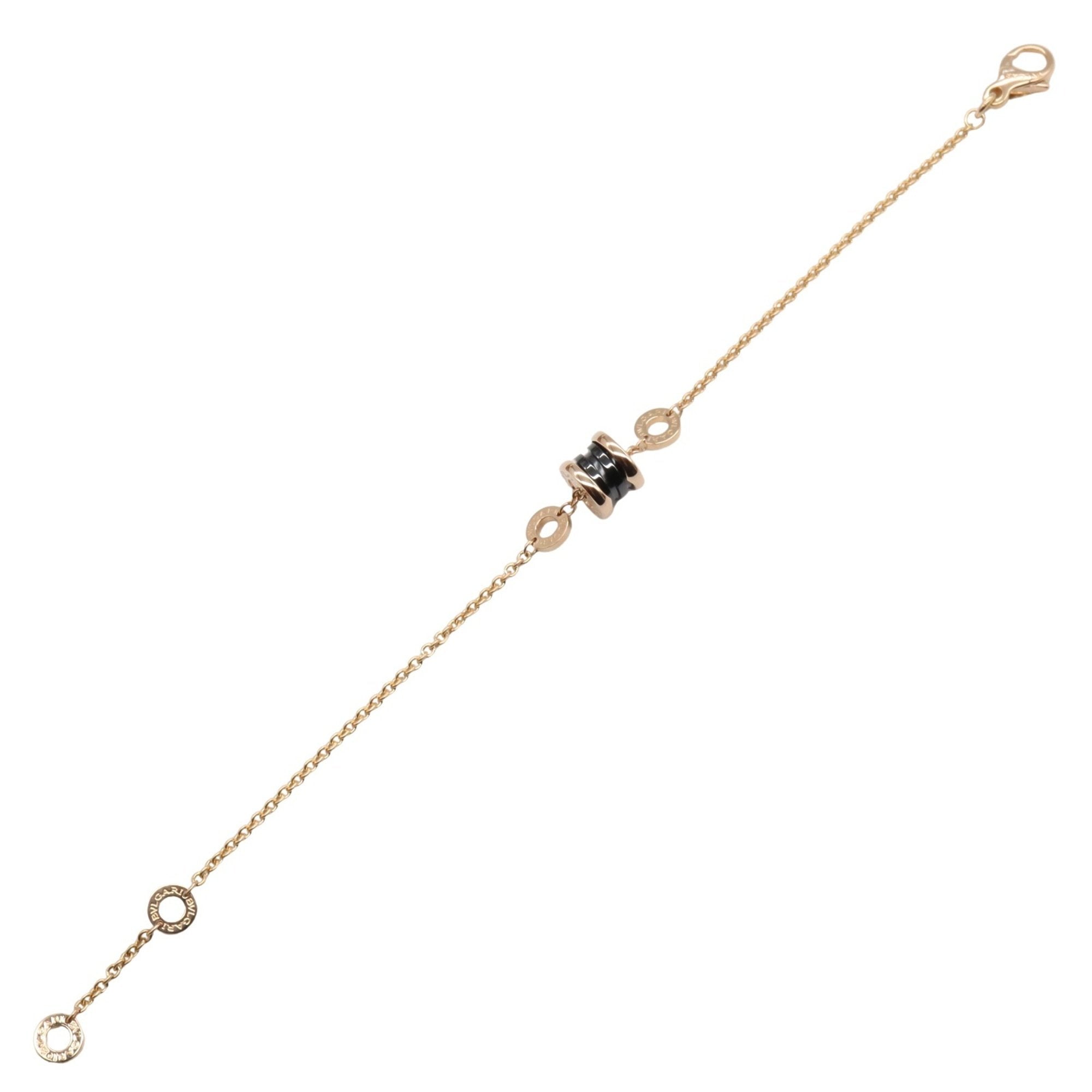 B Bracelet Ceramic and 18K Rose Gold
