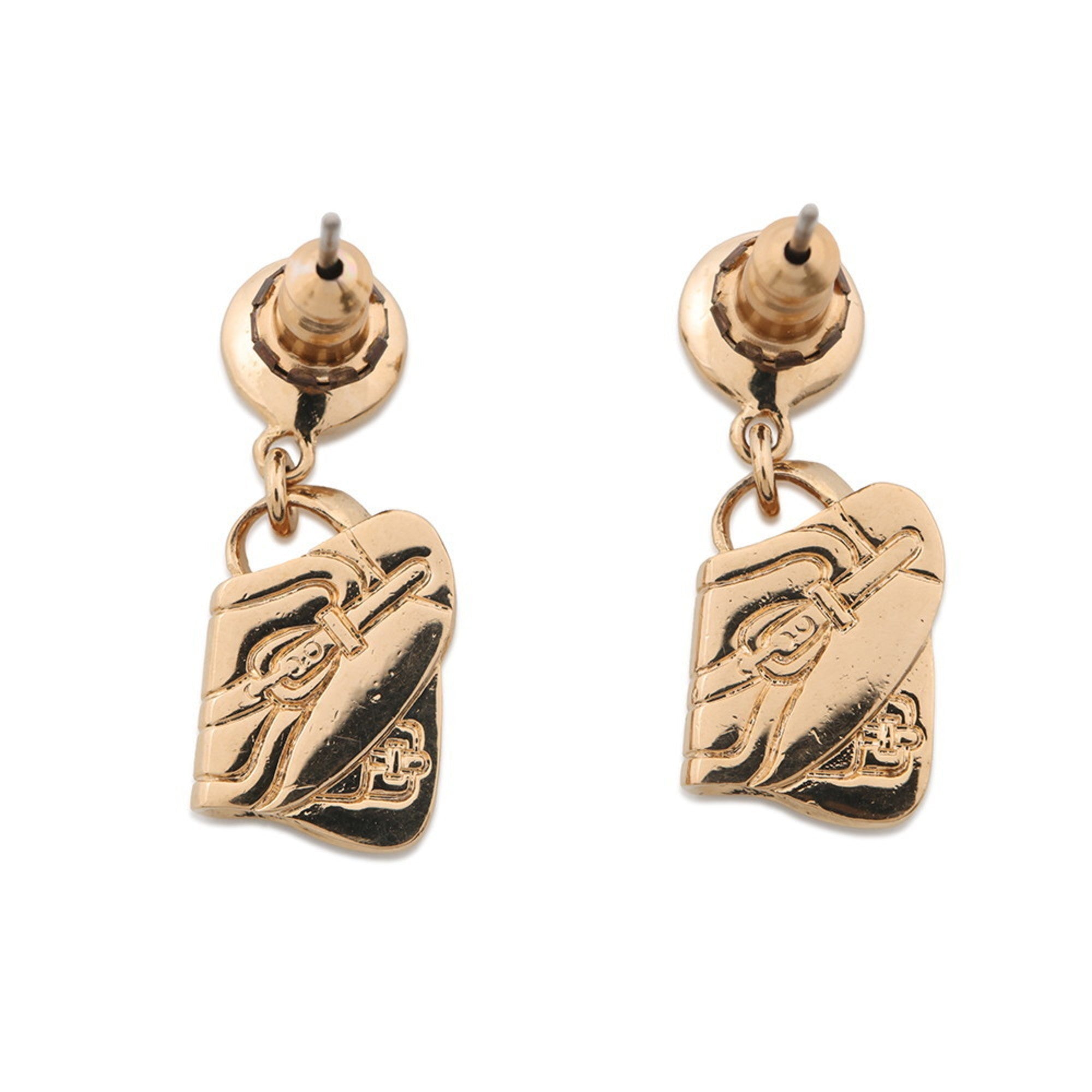 Earrings Gold-Tone Metal