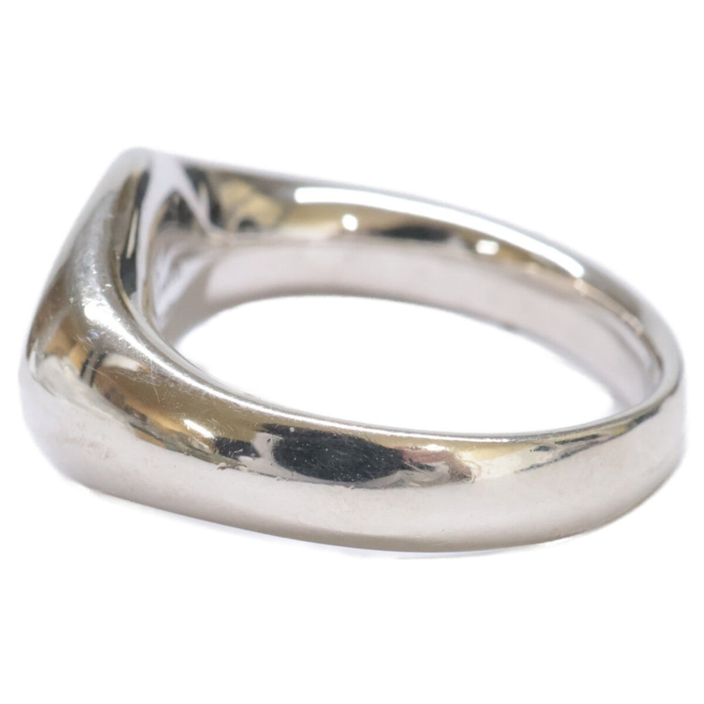 Vintage Oval Signet Ring Sterling Silver