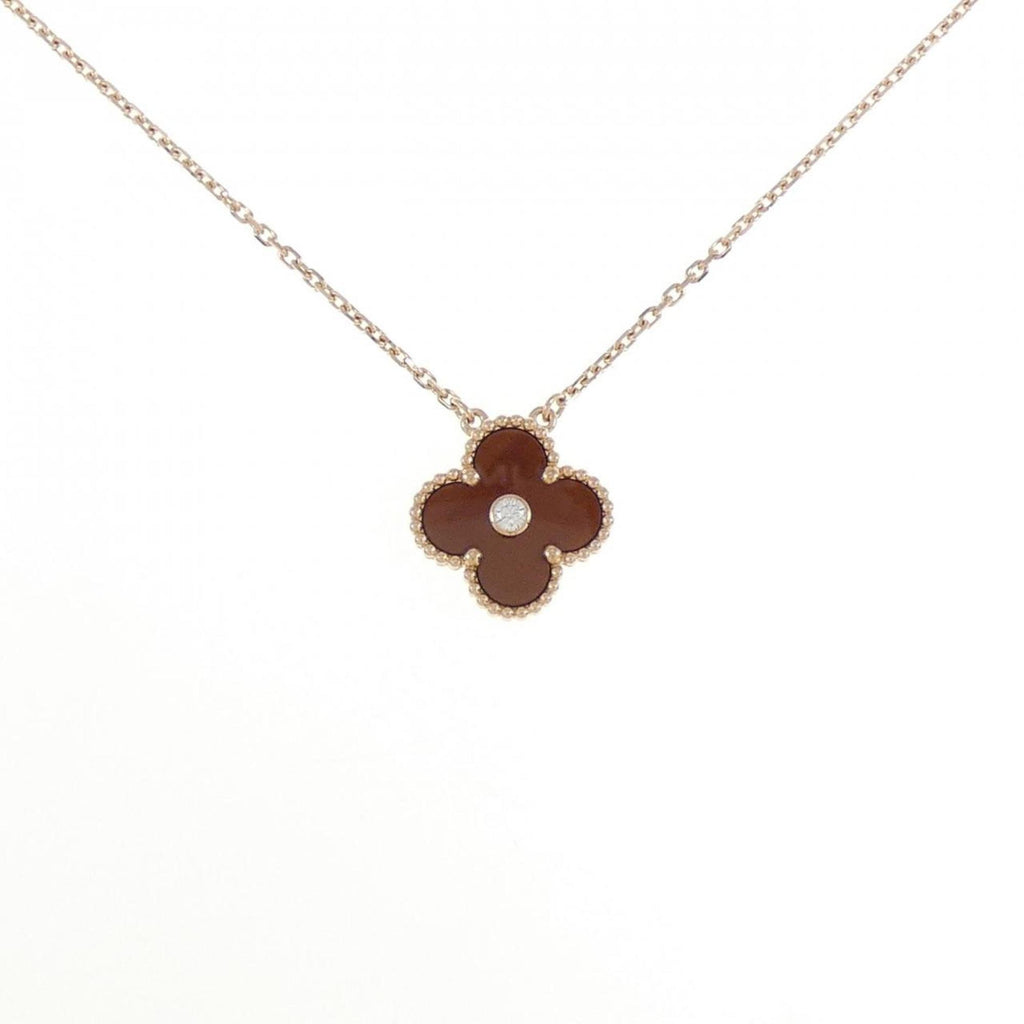 Vintage Alhambra Pendant Necklace 18K Rose Gold