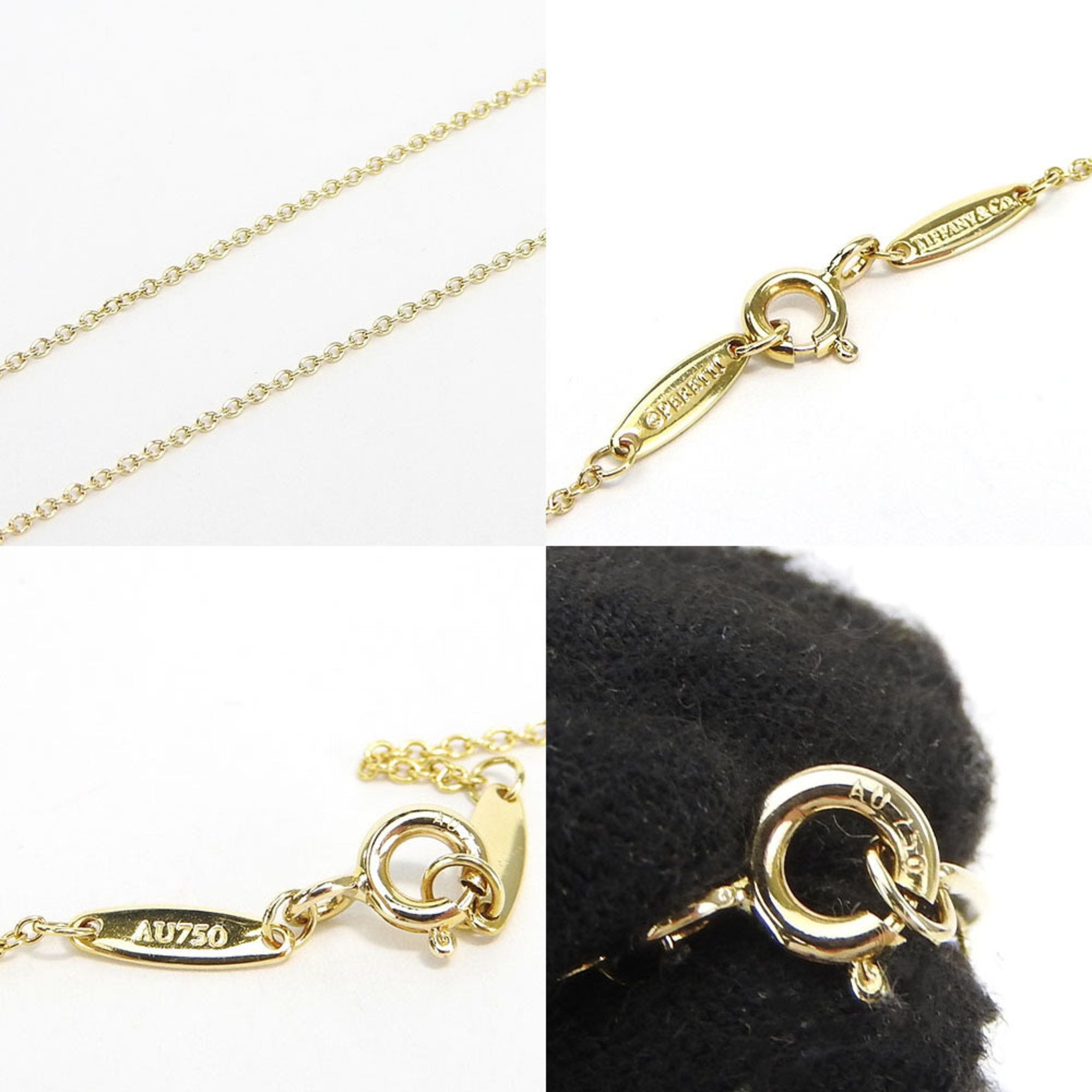 Elsa Peretti Pendant Necklace 18K Yellow Gold 3.2mm