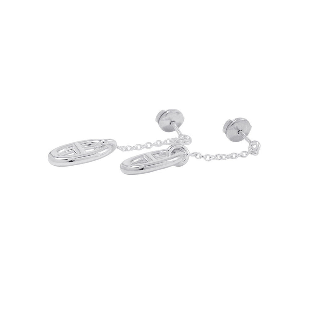 Kara Drop Earrings Sterling Silver Medium Sterling Silver