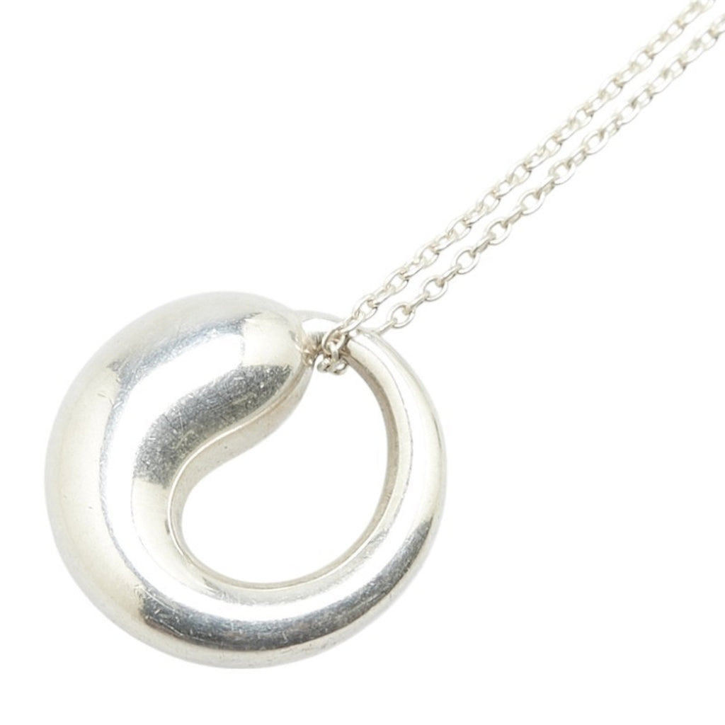 Eternal Circle Pendant Necklace Sterling Silver