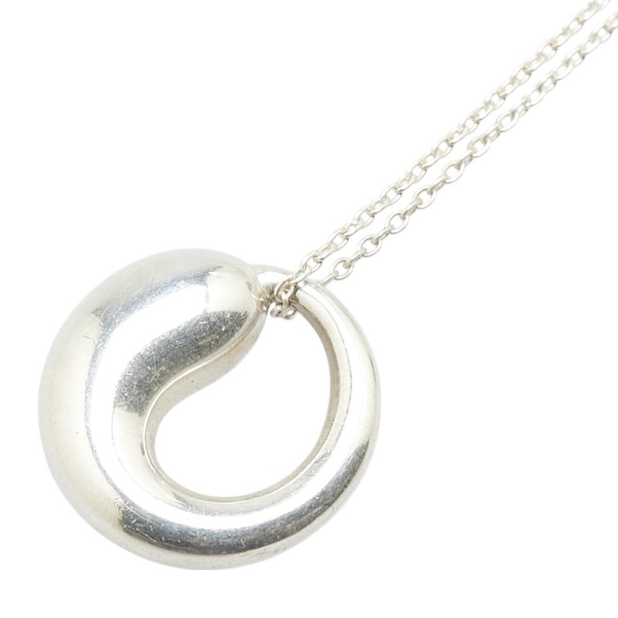 Eternal Circle Pendant Necklace Sterling Silver