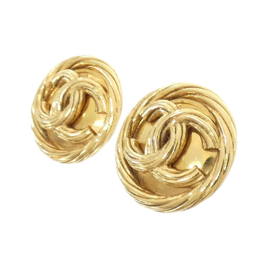Earrings Gold-Tone Metal
