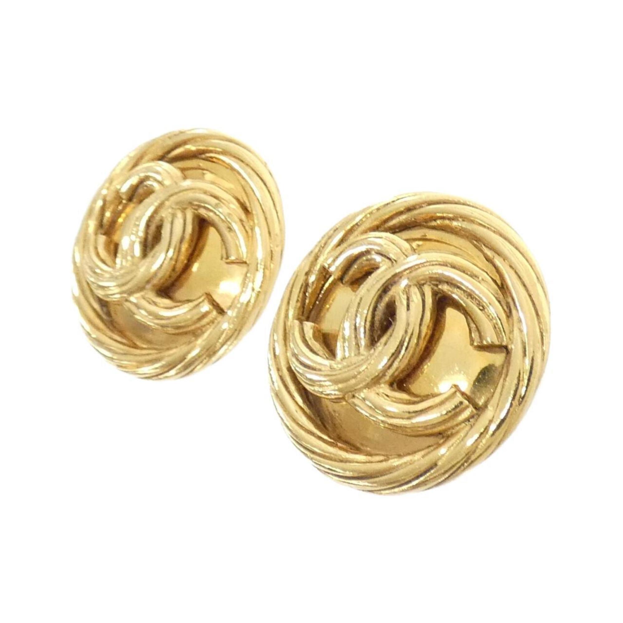 Earrings Gold-Tone Metal