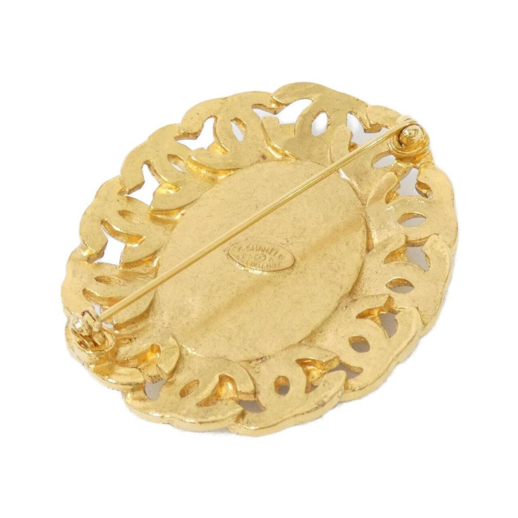Brooch Gold-Tone Metal