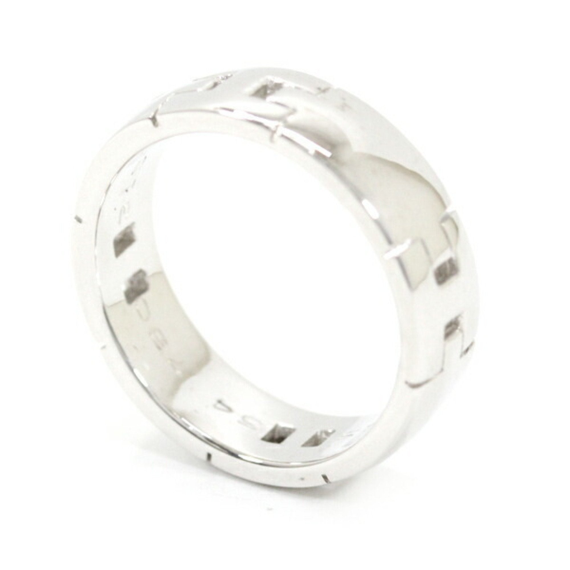 Hercules Wide H Motif Ring 18K White Gold
