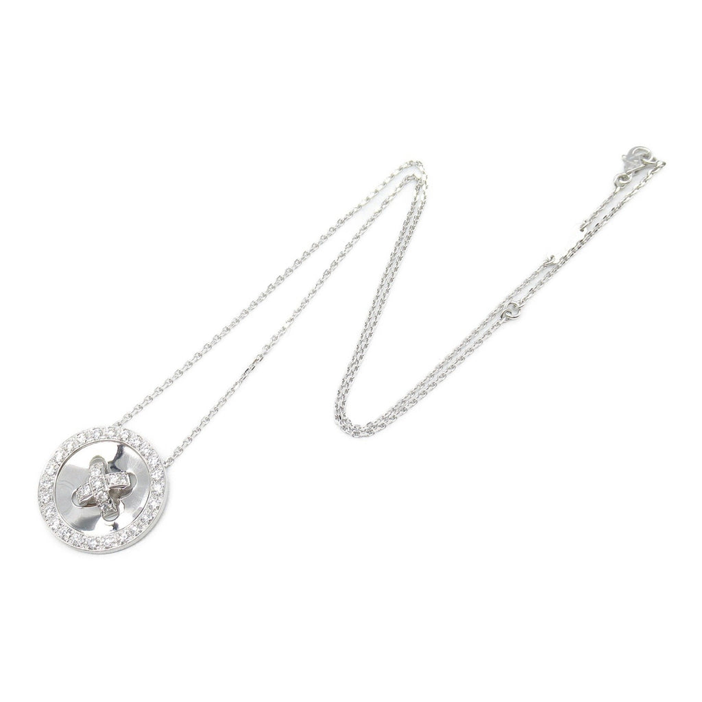 Pendant Necklace 18K White Gold with Diamond