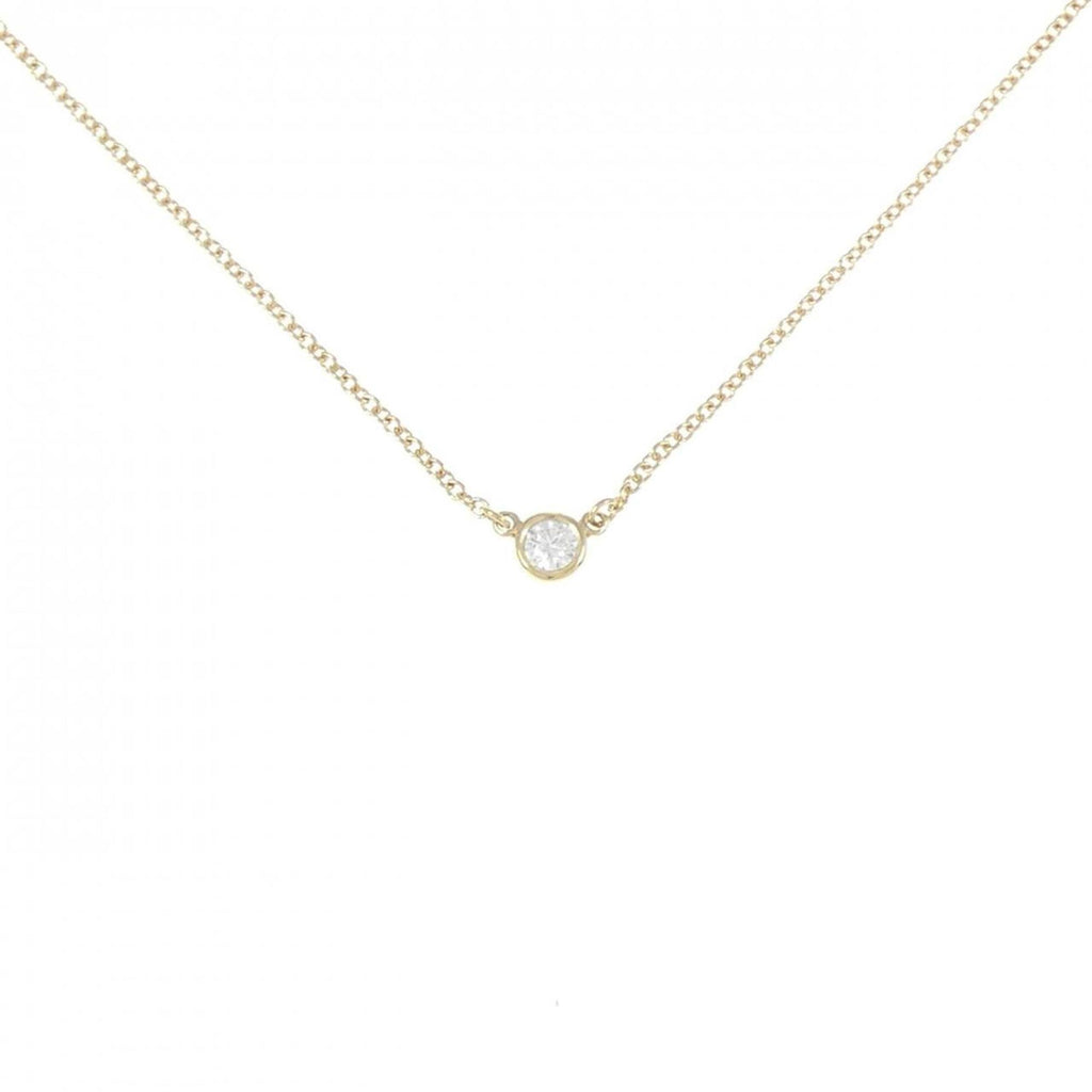 Elsa Peretti Diamonds By The Yard Pendant Necklace 18K Yellow Gold and Diamond