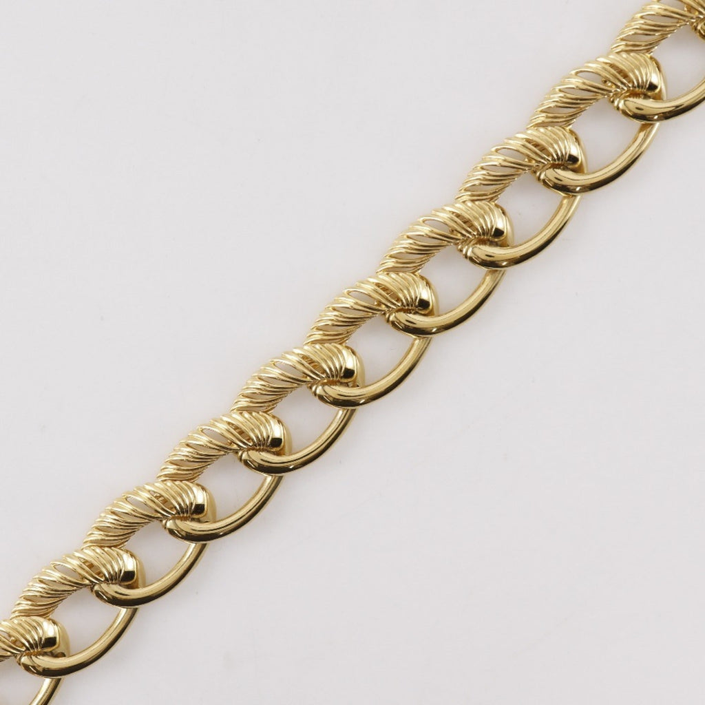 Big Chain Pendant Necklace Gold Plated