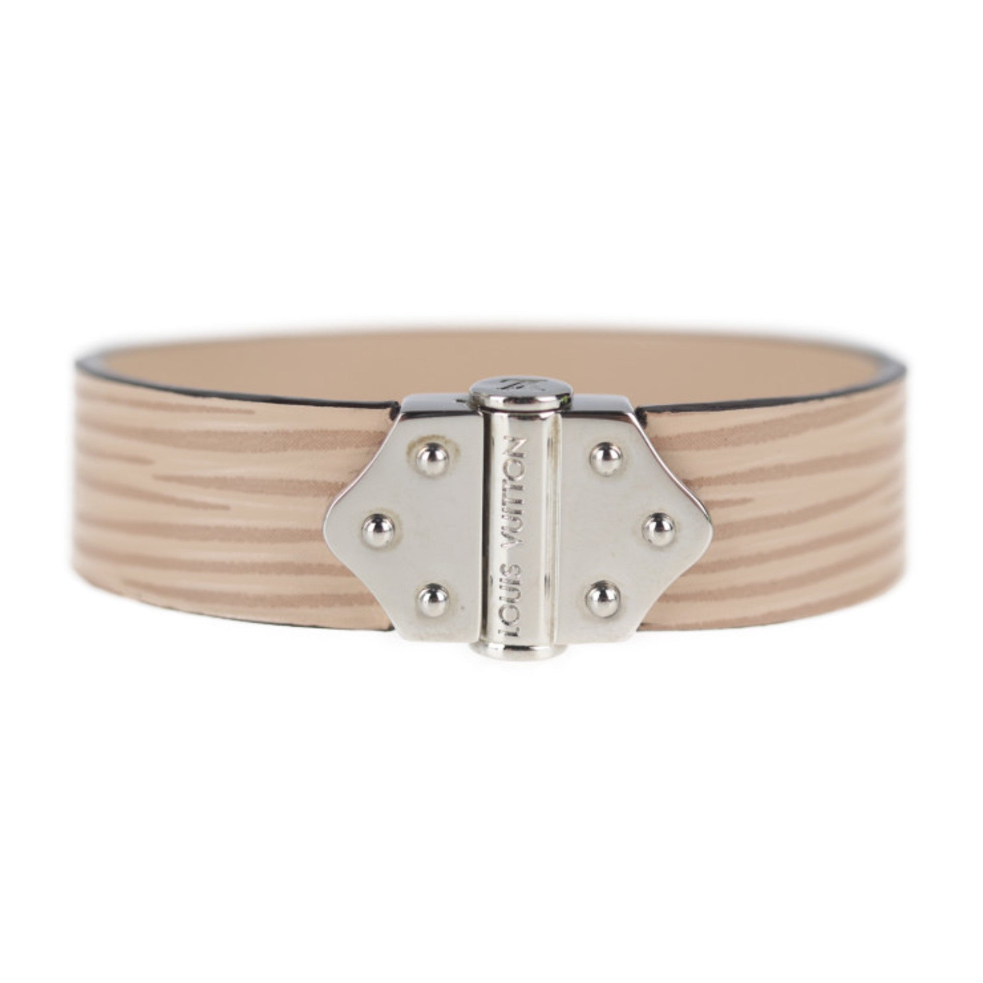 Bracelet Epi Leather Beige