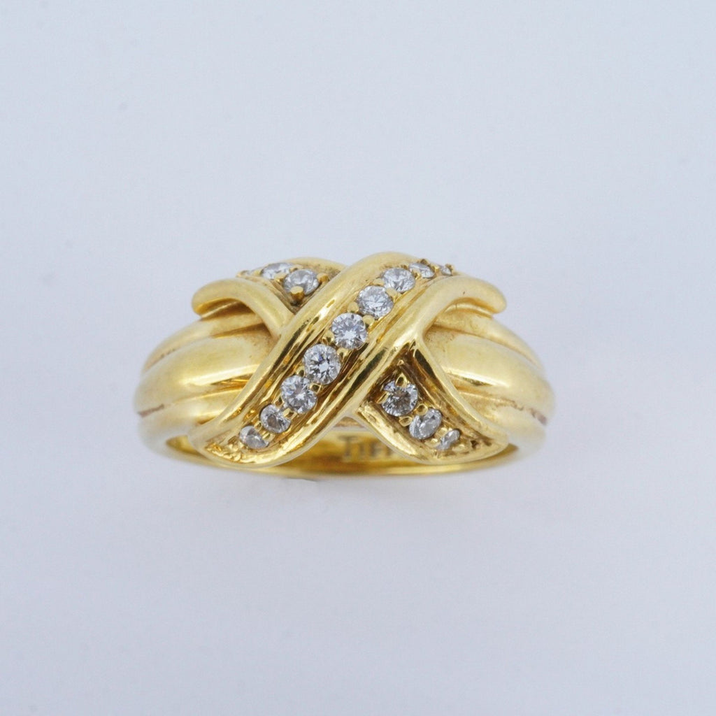 Ring 18K Yellow Gold with Diamond