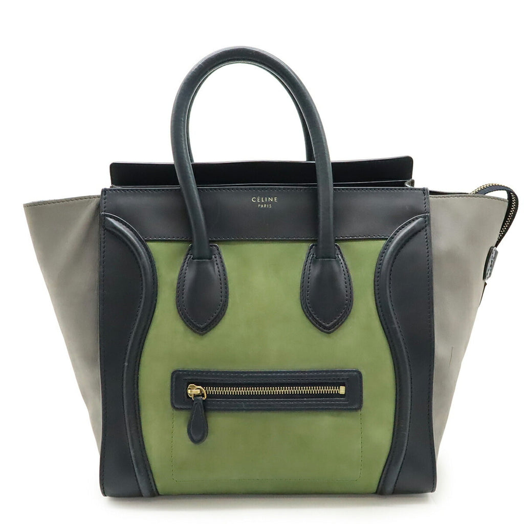 Tricolor Luggage Bag Nubuck Mini
