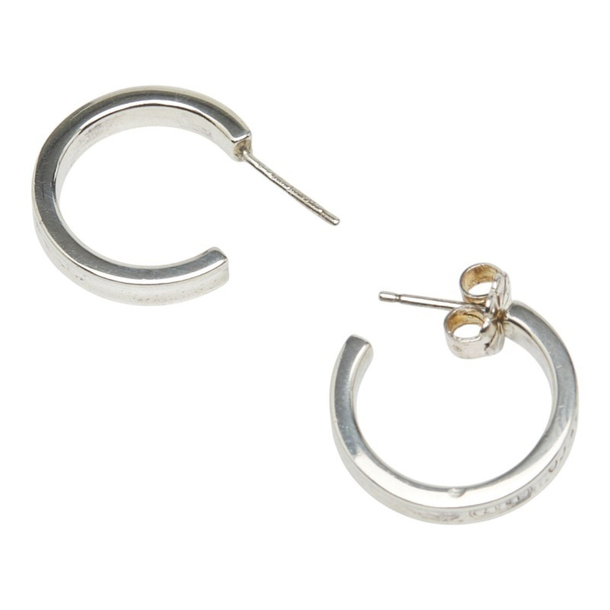 Earrings Stud Hoop Sterling Silver