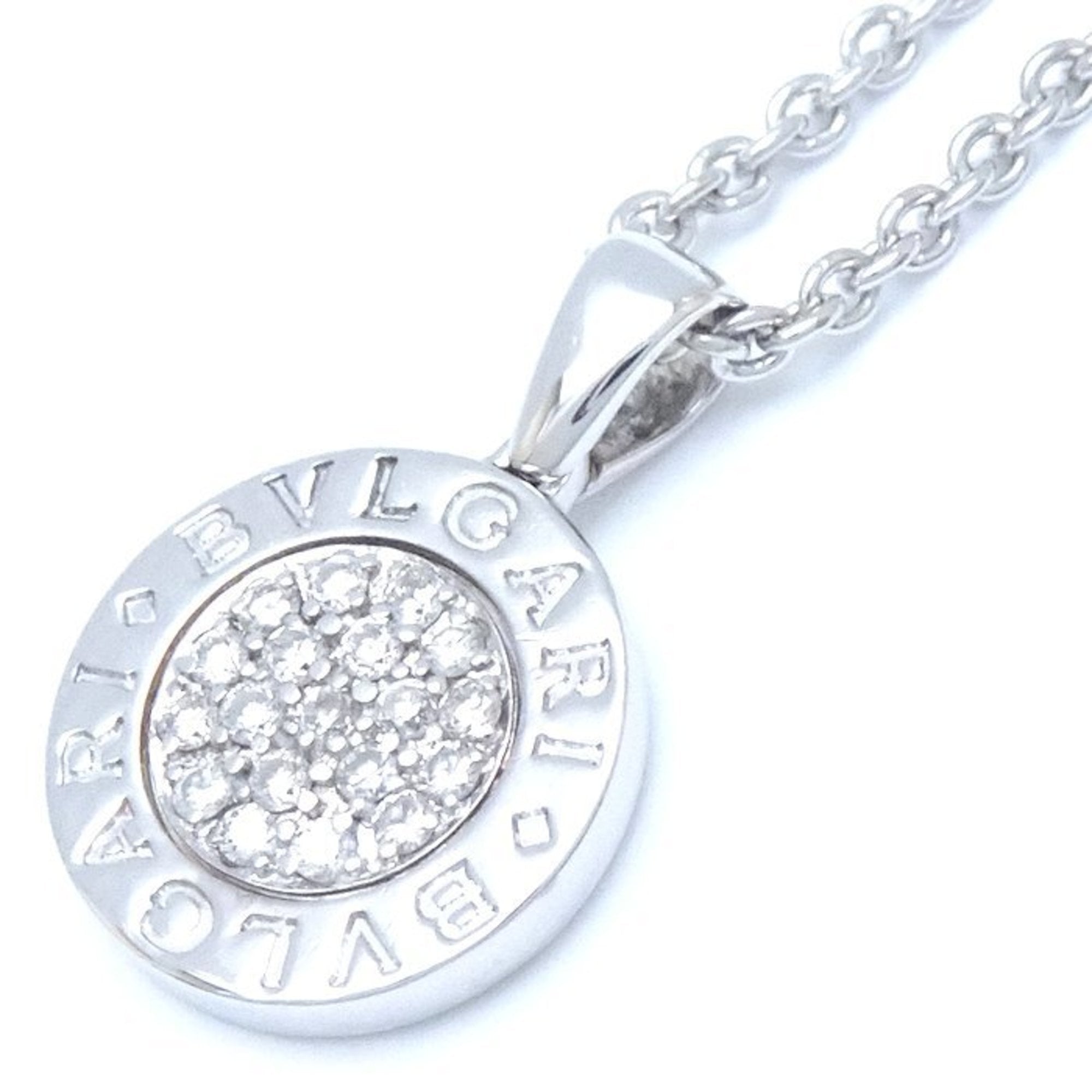 Pendant Necklace 18K White Gold with Diamond