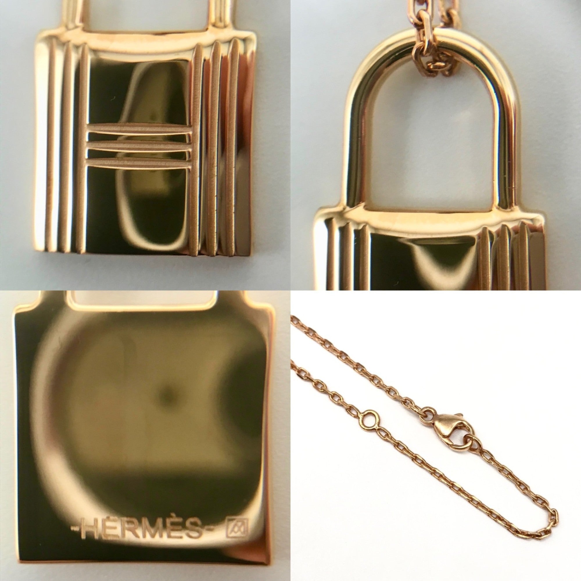 O'Kelly Pendant Necklace Gold and Leather Mini