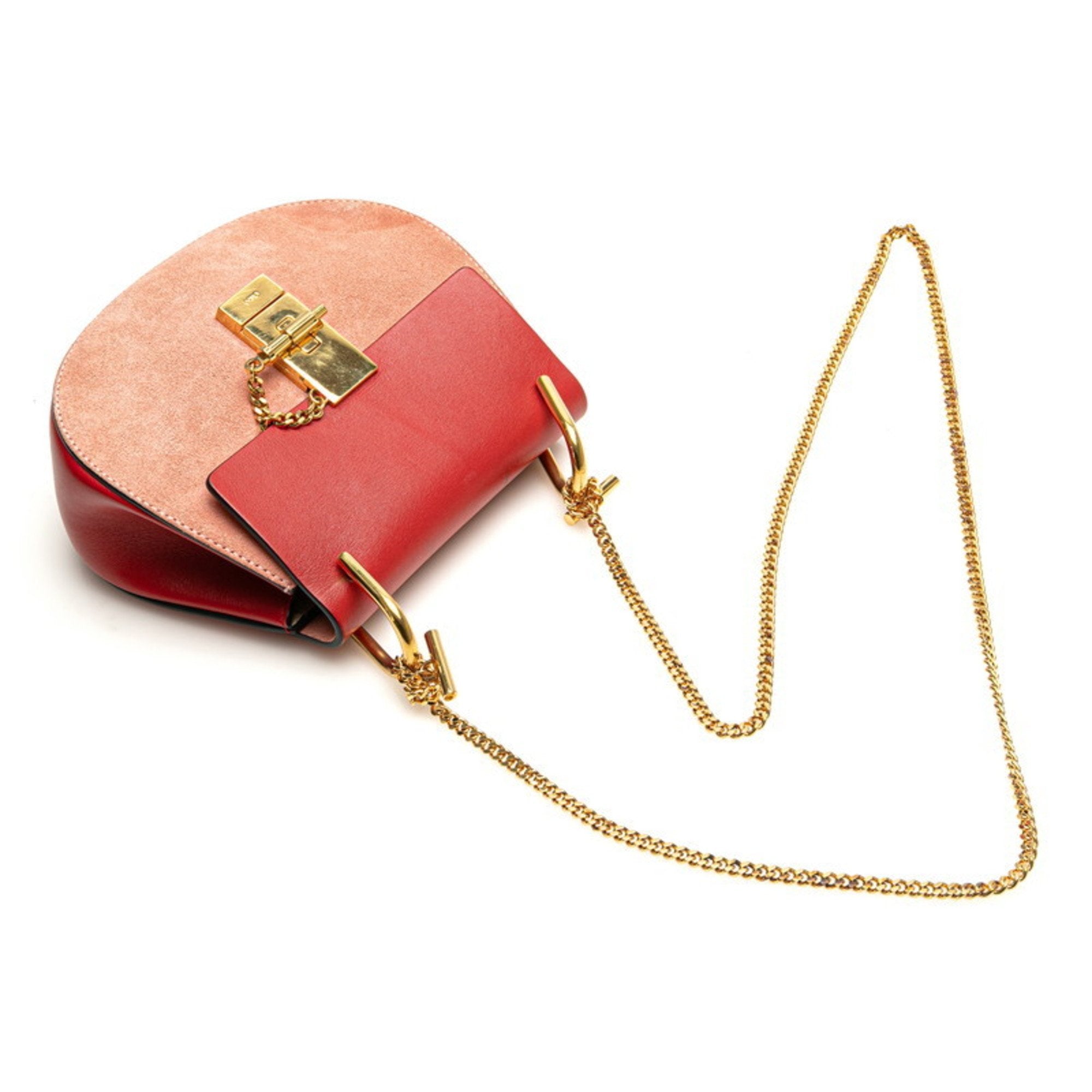 Drew Crossbody Bag Leather and Suede Mini