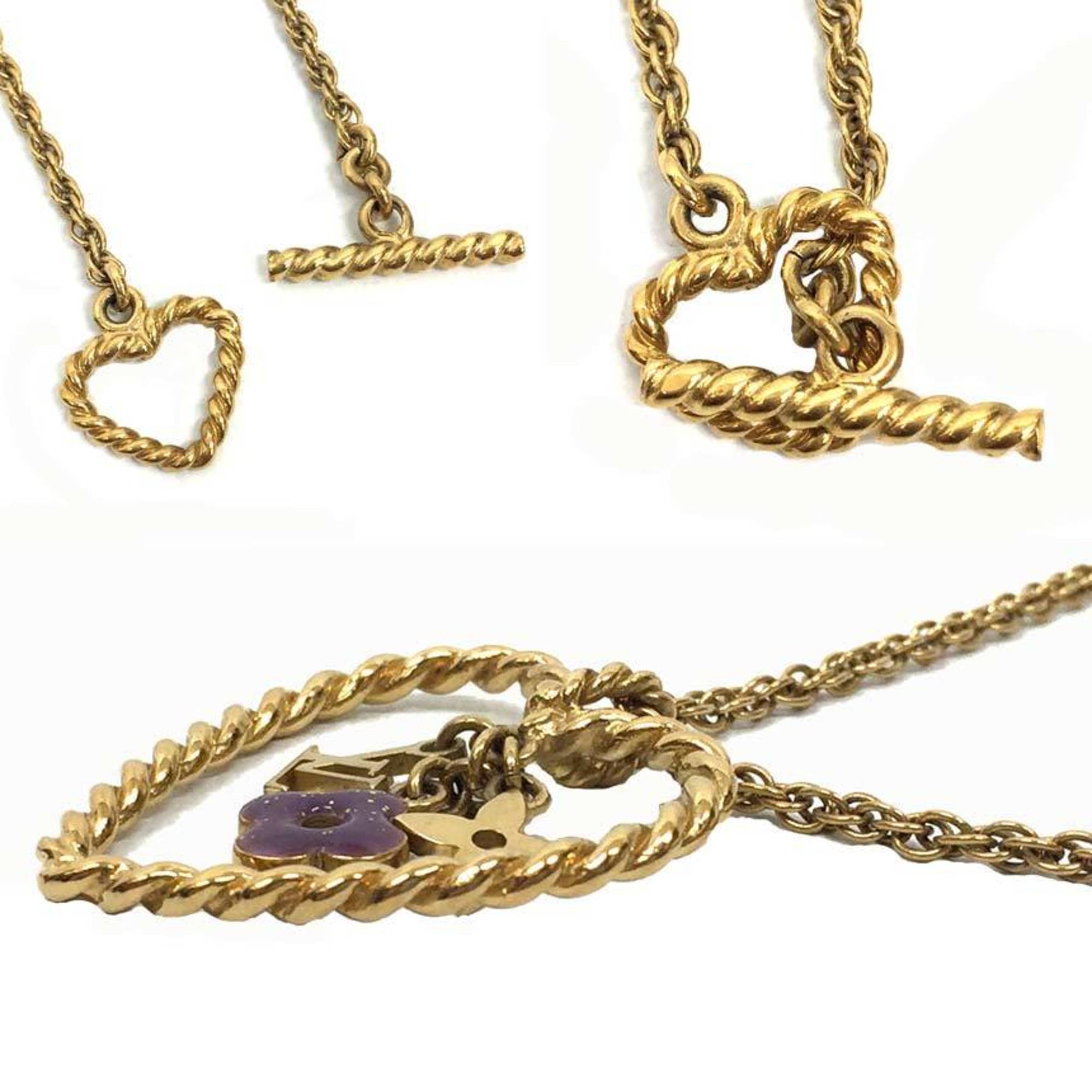 Pendant Necklace Brass Gold