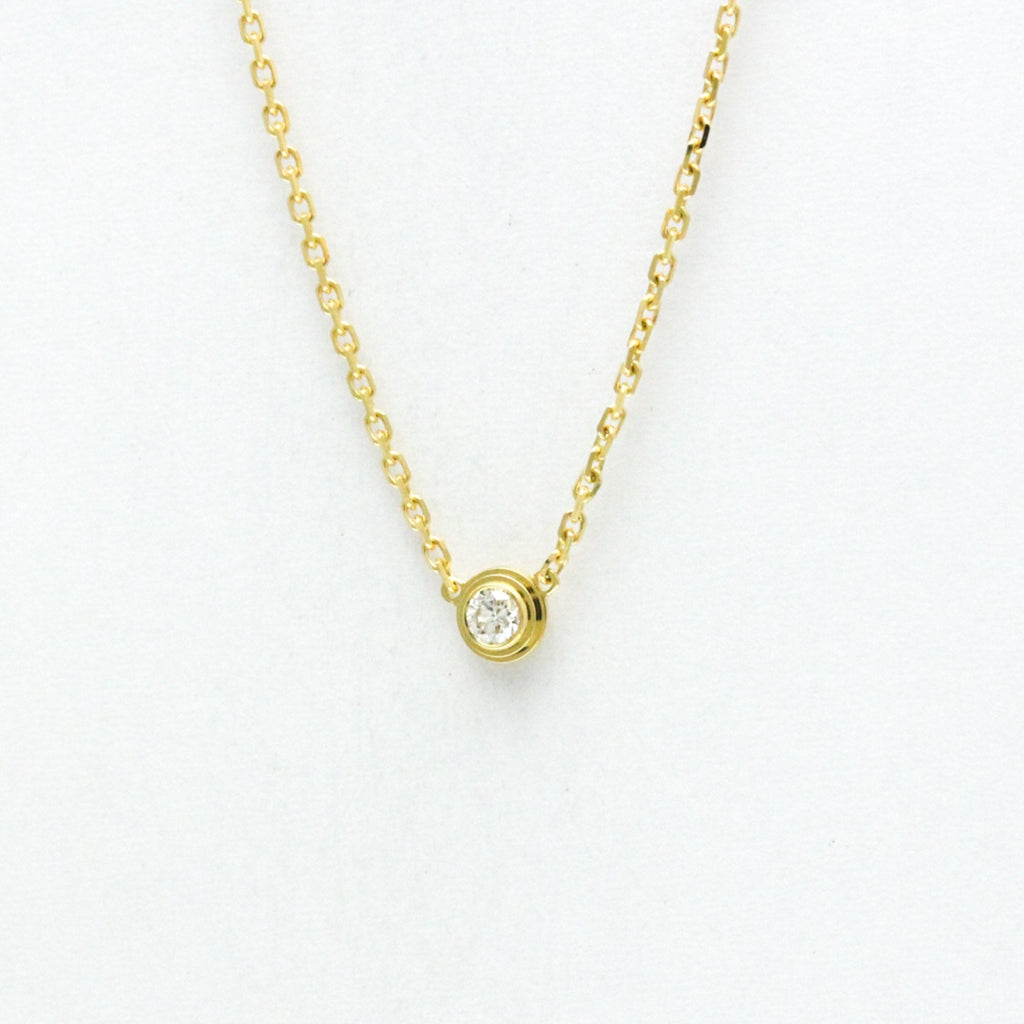 Pendant Necklace 18K Yellow Gold with Diamond