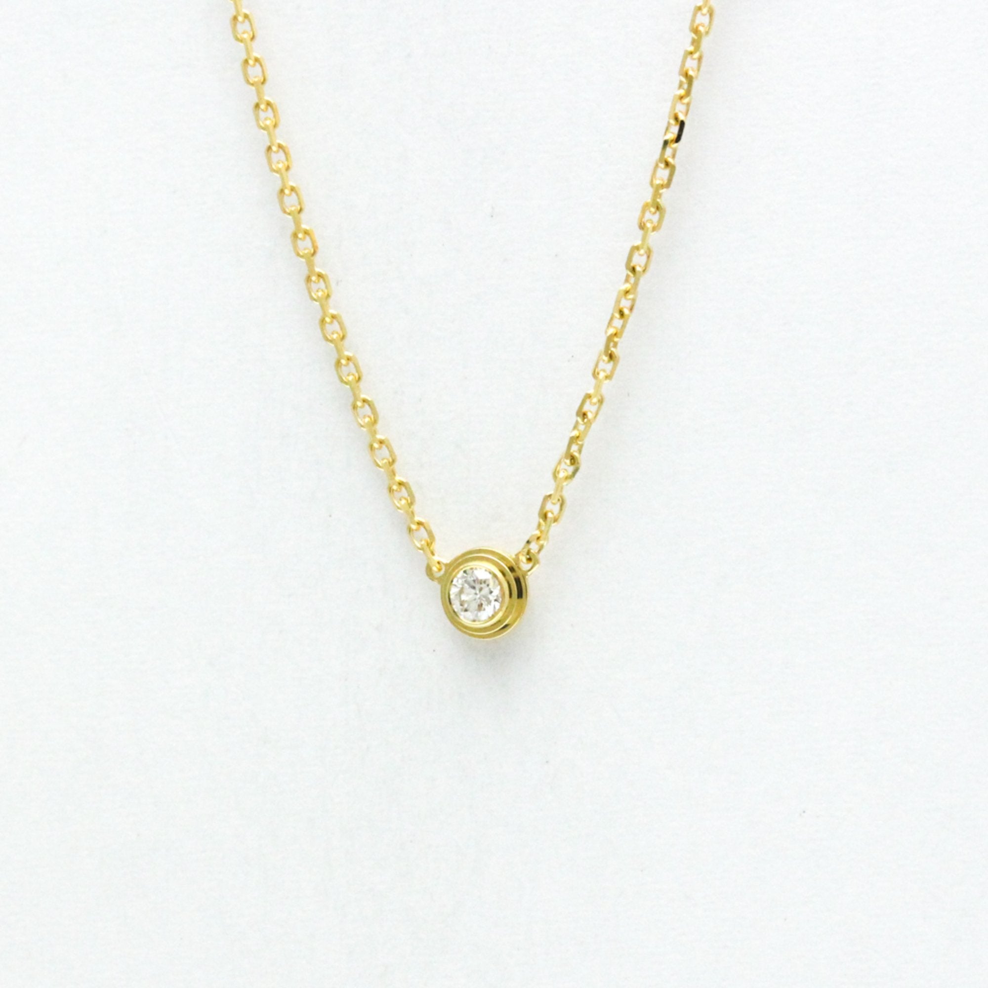 Pendant Necklace 18K Yellow Gold with Diamond