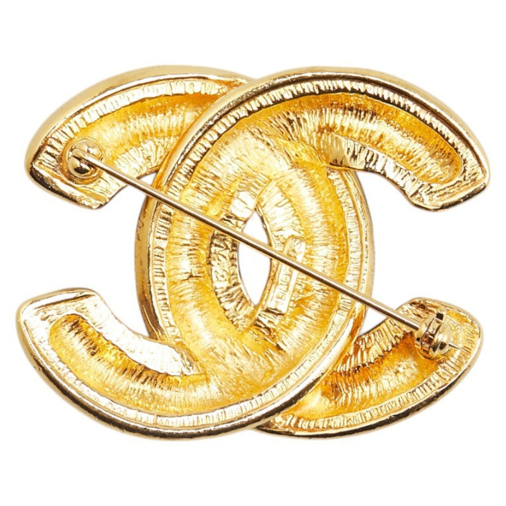 CC Logo Brooch Metal
