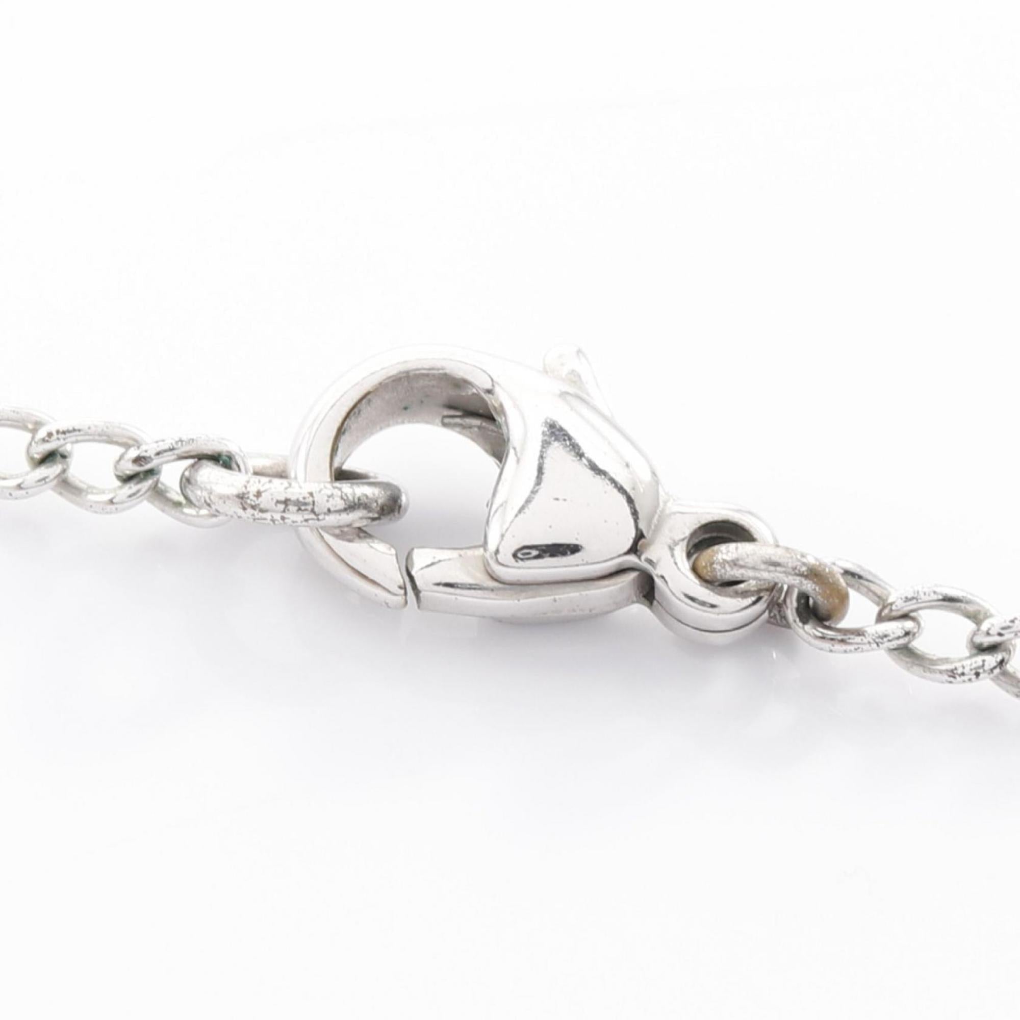 CC Logo Pendant Necklace Sterling Silver