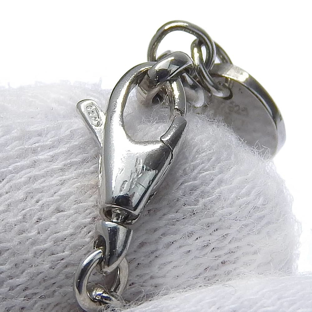 Ghost Heart Pendant Necklace Sterling Silver