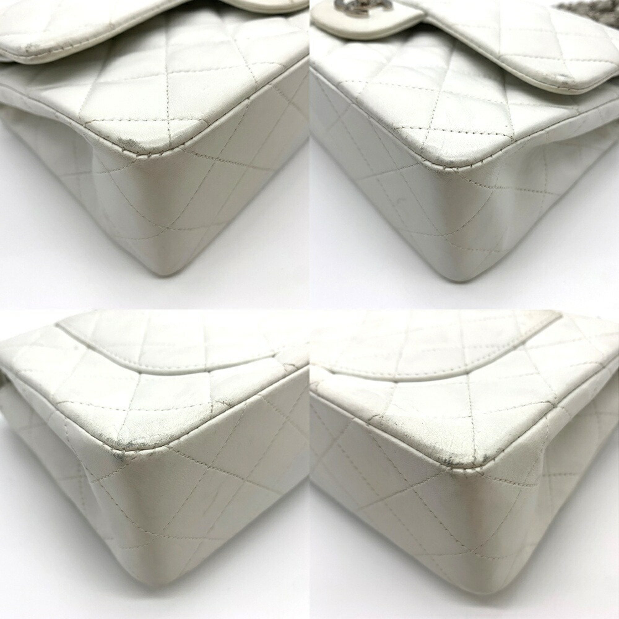 Vintage Classic Double Flap Bag Quilted Lambskin Small