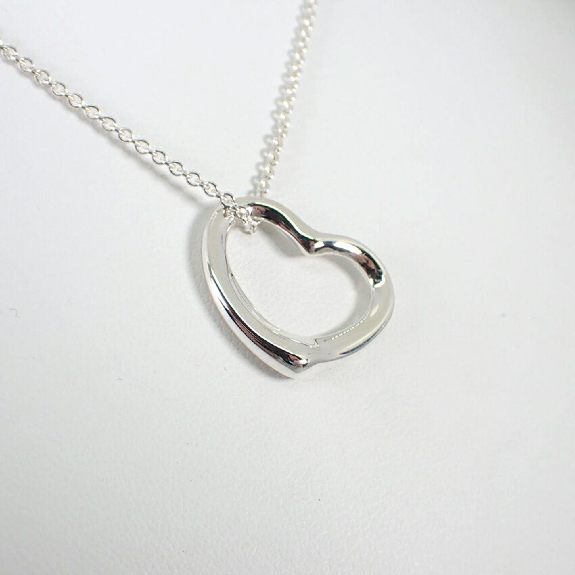 Heart Pendant Necklace Sterling Silver