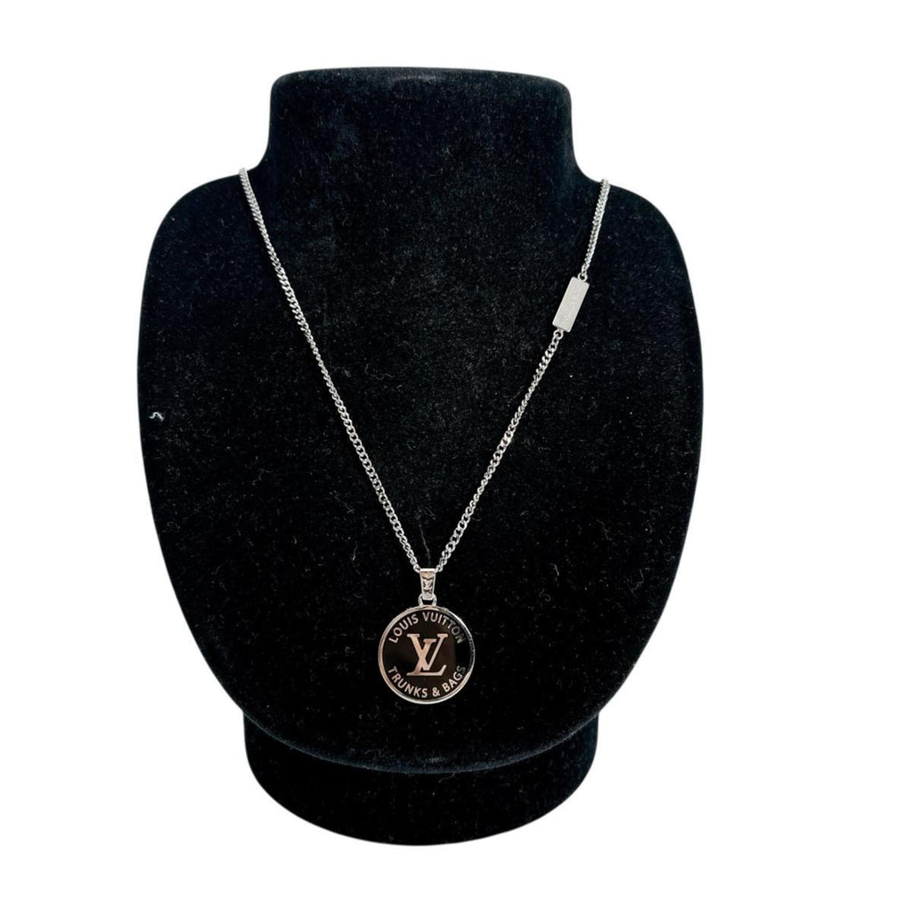 Pendant Necklace Brass Silver