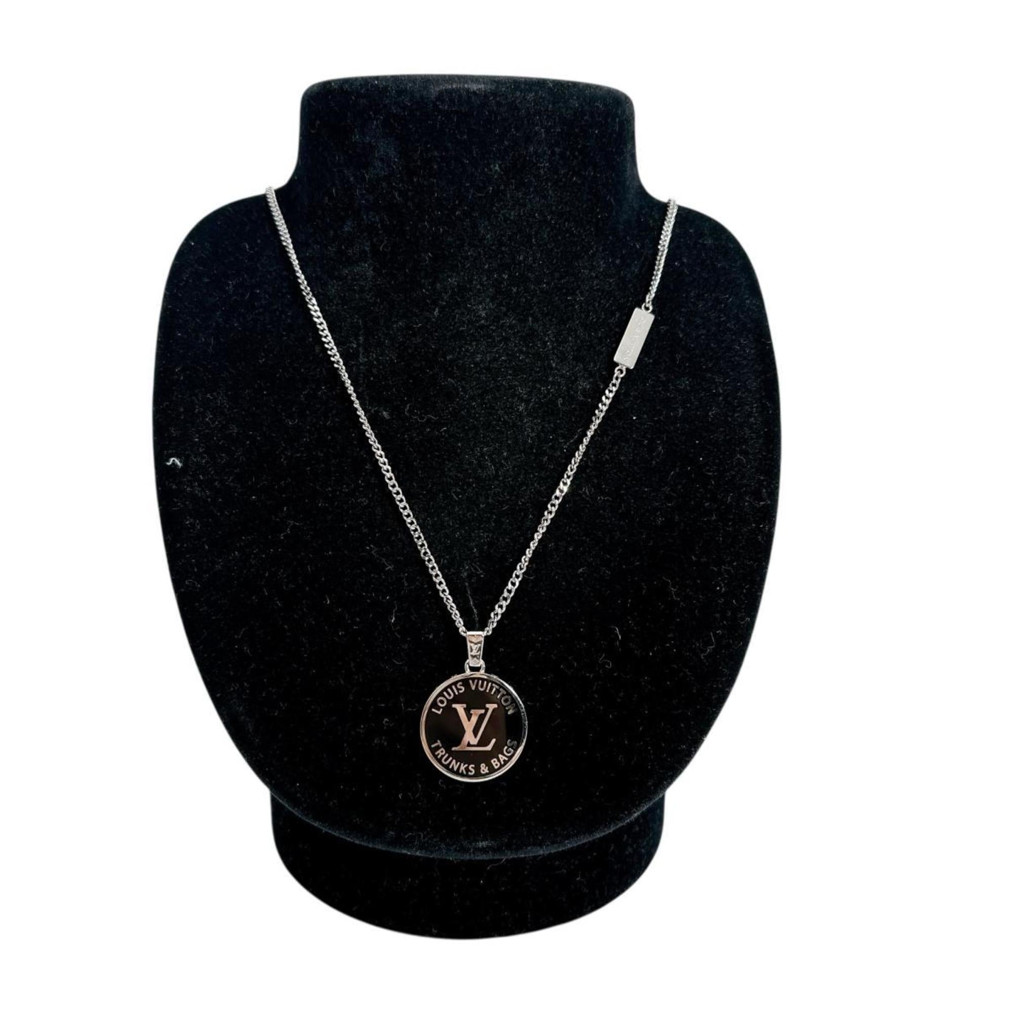 Pendant Necklace Brass Silver