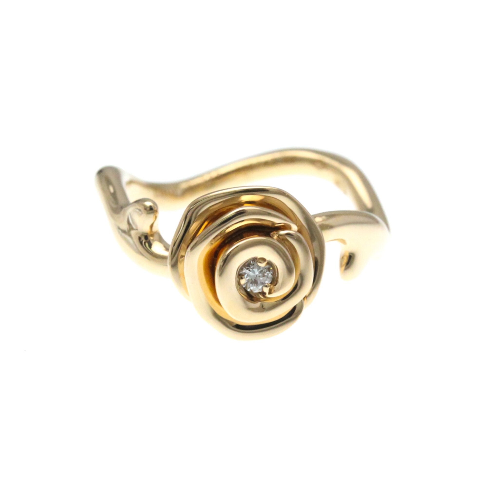 Band Ring 18K Rose Gold and Diamond